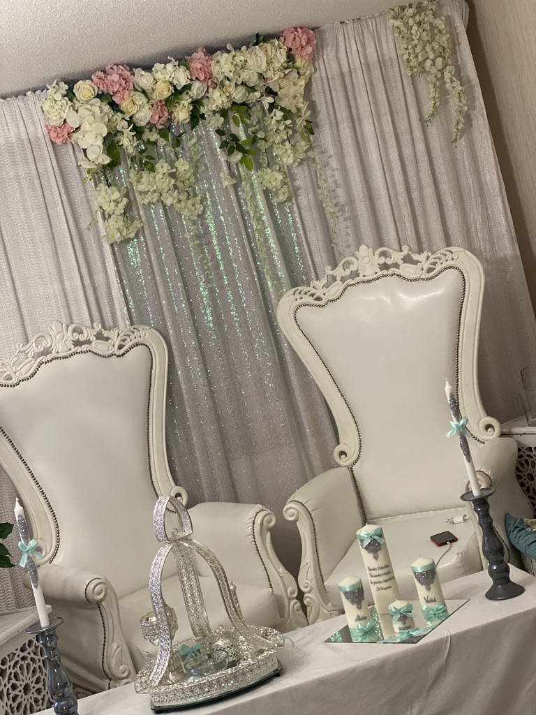 Chaise Baroque white